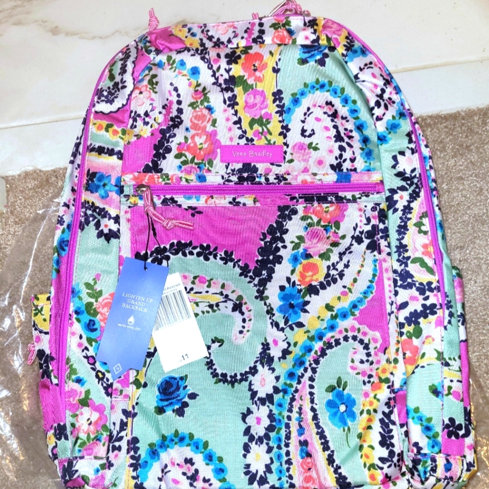 NWT $115 Vera Bradley Grand Laptop Backpack